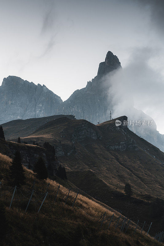 Passo Rolle Landscape, Dolomites，意大利